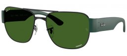 Gafas de Sol - Ray-Ban® - Ray-Ban® RB3756CH - 9269P1 BLACK // DARK GREEN POLARIZED