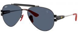 Lunettes de soleil - Ray-Ban® - Ray-Ban® RB3762M - F00987  BLACK // DARK GREY