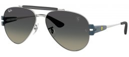Gafas de Sol - Ray-Ban® - Ray-Ban® RB3762M - F12311  SILVER // GREY GRADIENT