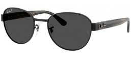 Gafas de Sol - Ray-Ban® - Ray-Ban® RB3766CH - 002/K8 BLACK // DARK GREY CHROMANCE POLARIZED