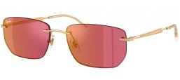 Gafas de Sol - Ray-Ban® - Ray-Ban® RB3768 - 001/D0 ARISTA GOLD // VIOLET MIRROR RED