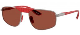 Gafas de Sol - Ray-Ban® - Ray-Ban® RB3776M - F126C5  GUNMETAL // RED