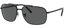 Lunettes de soleil - Ray-Ban® - Ray-Ban® RB3796 - 002/B1 BLACK // DARK GREY