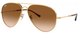 Lunettes de soleil - Ray-Ban® - Ray-Ban® RB3825 OLD AVIATOR - 001/51  GOLD // BROWN GRADIENT