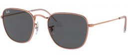 Sunglasses - Ray-Ban® - Ray-Ban® RB3857 FRANK - 9202B1  ROSE GOLD // DARK GREY