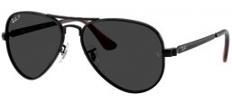 Gafas de Sol - Ray-Ban® - Ray-Ban® RB3925 AVIATOR MAX - 002/48 BLACK // BLACK POLARIZED