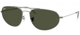 Gafas de Sol - Ray-Ban® - Ray-Ban® RB3945 - 004/31 GUNMETAL // GREEN