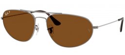 Gafas de Sol - Ray-Ban® - Ray-Ban® RB3945 - 004/57  GUNMETAL // BROWN POLARIZED