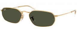 Gafas de Sol - Ray-Ban® - Ray-Ban® RB3947 - 001/31  ARISTA GOLD // GREEN