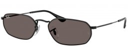 Gafas de Sol - Ray-Ban® - Ray-Ban® RB3947 - 002/B1 BLACK // DARK GREY