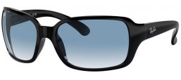 Sunglasses - Ray-Ban® - Ray-Ban® RB4068 - 601/3F BLACK // BLUE GRADIENT