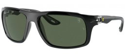 Gafas de Sol - Ray-Ban® - Ray-Ban® RB4364M   - F65071 BLACK // GREEN