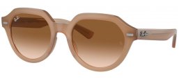 Lunettes de soleil - Ray-Ban® - Ray-Ban® RB4399 GINA - 616651  TURTLEDOVE // BROWN GRADIENT
