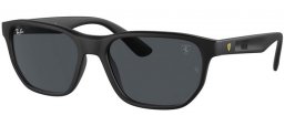 Sunglasses - Ray-Ban® - Ray-Ban® RB4404M - F68487  BLACK // DARK GREY