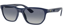 Sunglasses - Ray-Ban® - Ray-Ban® RB4404M - F6884L  BLUE // GREY GRADIENT BLUE
