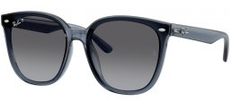 Gafas de Sol - Ray-Ban® - Ray-Ban® RB4423D - 6592T3  TRANSPARENT DARK BLUE // GREY GRADIENT POLARIZED