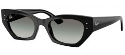 Gafas de Sol - Ray-Ban® - Ray-Ban® RB4430 ZENA - 667711  BLACK // GREY GRADIENT