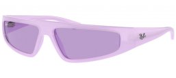 Sunglasses - Ray-Ban® - Ray-Ban® RB4432 IZAZ - 67581A  LILAC // VIOLET