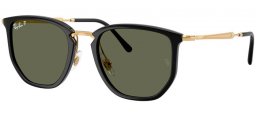 Lunettes de soleil - Ray-Ban® - Ray-Ban® RB4451 - 630658  BLACK // GREEN POLARIZED