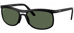 Lunettes de soleil - Ray-Ban® - Ray-Ban® RB4452 - 601S71  SAND BLACK // DARK GREEN