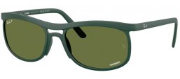 Gafas de Sol - Ray-Ban® - Ray-Ban® RB4452CH - 6016/2 SAND GREEN // GREEN CHROMANCE POLARIZED