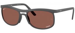 Gafas de Sol - Ray-Ban® - Ray-Ban® RB4452CH - 60171A SAND GREY // PURPLE CHROMANCE POLARIZED
