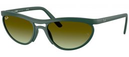 Gafas de Sol - Ray-Ban® - Ray-Ban® RB4453 - 6016E8  SAND GREEN // GREEN GRADIENT BROWN