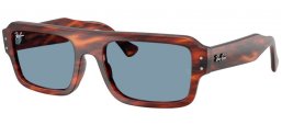 Gafas de Sol - Ray-Ban® - Ray-Ban® RB4454 - 139856  STRIPED HAVANA // BLUE
