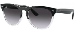 Sunglasses - Ray-Ban® - Ray-Ban® RB4471 IRIS - 66308G BLACK ON TRANSPARENT // GREY GRADIENT