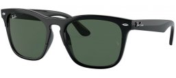Sunglasses - Ray-Ban® - Ray-Ban® RB4487 STEVE - 662971 BLACK // DARK GREEN