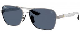 Lunettes de soleil - Ray-Ban® - Ray-Ban® RB8336M - F11687  GUNMETAL // DARK GREY