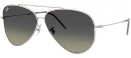 Gafas de Sol - Ray-Ban® - Ray-Ban® RBR0101S AVIATOR REVERSE - 003/11 SILVER // GREY GRADIENT