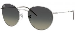 Gafas de Sol - Ray-Ban® - Ray-Ban® RBR0103S ROUND REVERSE - 003/11  SILVER // GREY GRADIENT