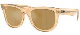 Gafas de Sol - Ray-Ban® - Ray-Ban® RBR0502S WAYFARER REVERSE - 68215A  OPAL YELLOW // BROWN MIRROR GOLD