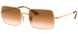 Gafas de Sol - Ray-Ban® - Ray-Ban® RB1969 RECTANGLE - 914751 GOLD // CLEAR BROWN GRADIENT