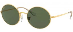 Gafas de Sol - Ray-Ban® - Ray-Ban® RB1970 OVAL - 919631 LEGEND GOLD // GREEN