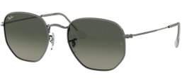 Gafas de Sol - Ray-Ban® - Ray-Ban® RB3548N HEXAGONAL - 004/71 GUNMETAL // DARK GREY GRADIENT