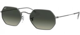 Sunglasses - Ray-Ban® - Ray-Ban® RB3556N OCTAGONAL - 004/71 GUNMETAL // DARK GREY GRADIENT