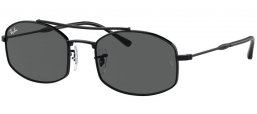 Sunglasses - Ray-Ban® - Ray-Ban® RB3719 - 002/B1  BLACK // DARK GREY