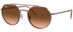 Lunettes de soleil - Ray-Ban® - Ray-Ban® RB3765 - 9069A5 COOPER // PINK GRADIENT BROWN