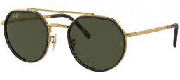 Lunettes de soleil - Ray-Ban® - Ray-Ban® RB3765 - 919631 LEGEND GOLD // GREEN