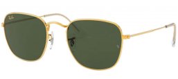 Sunglasses - Ray-Ban® - Ray-Ban® RB3857 FRANK - 919631 LEGEND GOLD // GREEN