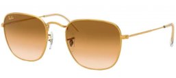 Gafas de Sol - Ray-Ban® - Ray-Ban® RB3857 FRANK - 919651 LEGEND GOLD // CLEAR GRADIENT BROWN