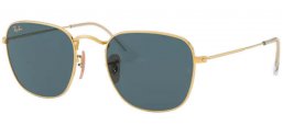 Sunglasses - Ray-Ban® - Ray-Ban® RB3857 FRANK - 9196R5 LEGEND GOLD // BLUE