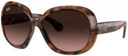 Sunglasses - Ray-Ban® - Ray-Ban® RB4098 JACKIE OHH II - 642/A5 HAVANA // PINK GRADIENT BROWN