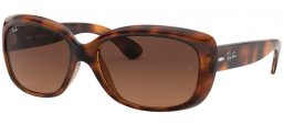 Lunettes de soleil - Ray-Ban® - Ray-Ban® RB4101 JACKIE OHH - 642/43 HAVANA // LIGHT BROWN GRADIENT BLACK