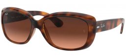 Lunettes de soleil - Ray-Ban® - Ray-Ban® RB4101 JACKIE OHH - 642/A5 HAVANA // PÌNK GRADIENT BROWN