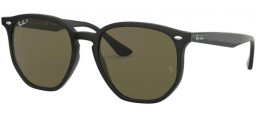 Gafas de Sol - Ray-Ban® - Ray-Ban® RB4306 - 601/9A BLACK // GREEN POLARIZED