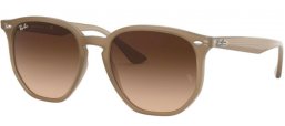 Gafas de Sol - Ray-Ban® - Ray-Ban® RB4306 - 616613 OPAL BEIGE // DARK BROWN GRADIENT