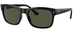 Lunettes de soleil - Ray-Ban® - Ray-Ban® RB4428 - 601/31  BLACK // GREEN